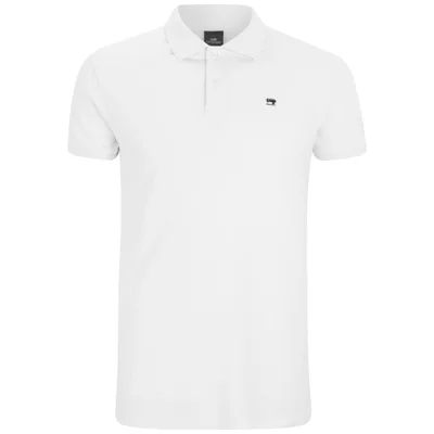 Scotch & Soda Men's Garment Dyed Polo Shirt - White