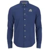 Scotch & Soda Men's Poplin Long Sleeve Shirt - Blue - Image 1