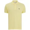 Lacoste Men's Short Sleeve Polo Shirt - Feather Yellow - Image 1