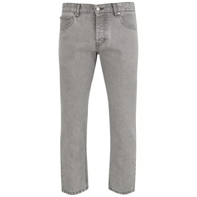 AMI Men's Carrot Fit 5 Pockets Jeans - Grey