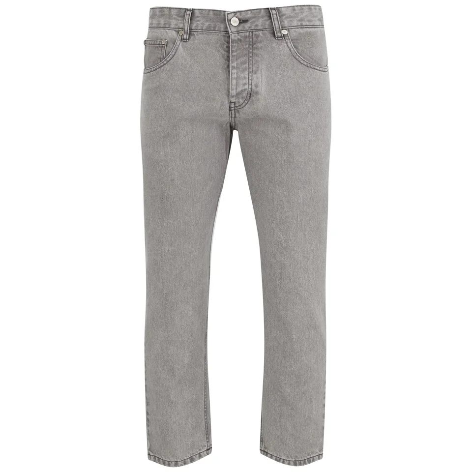 AMI Men's Carrot Fit 5 Pockets Jeans - Grey Image 1