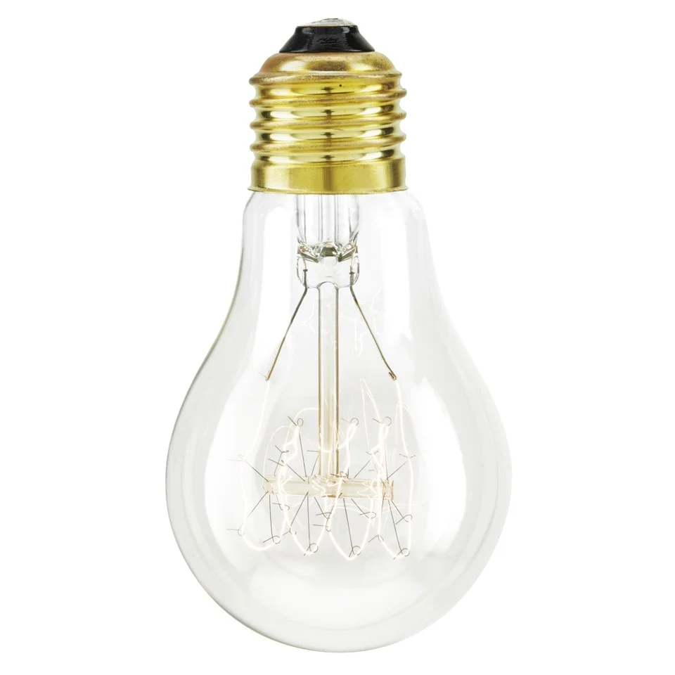 Nkuku Pear Screw Filament Light Bulb - 10 x 6cm Image 1