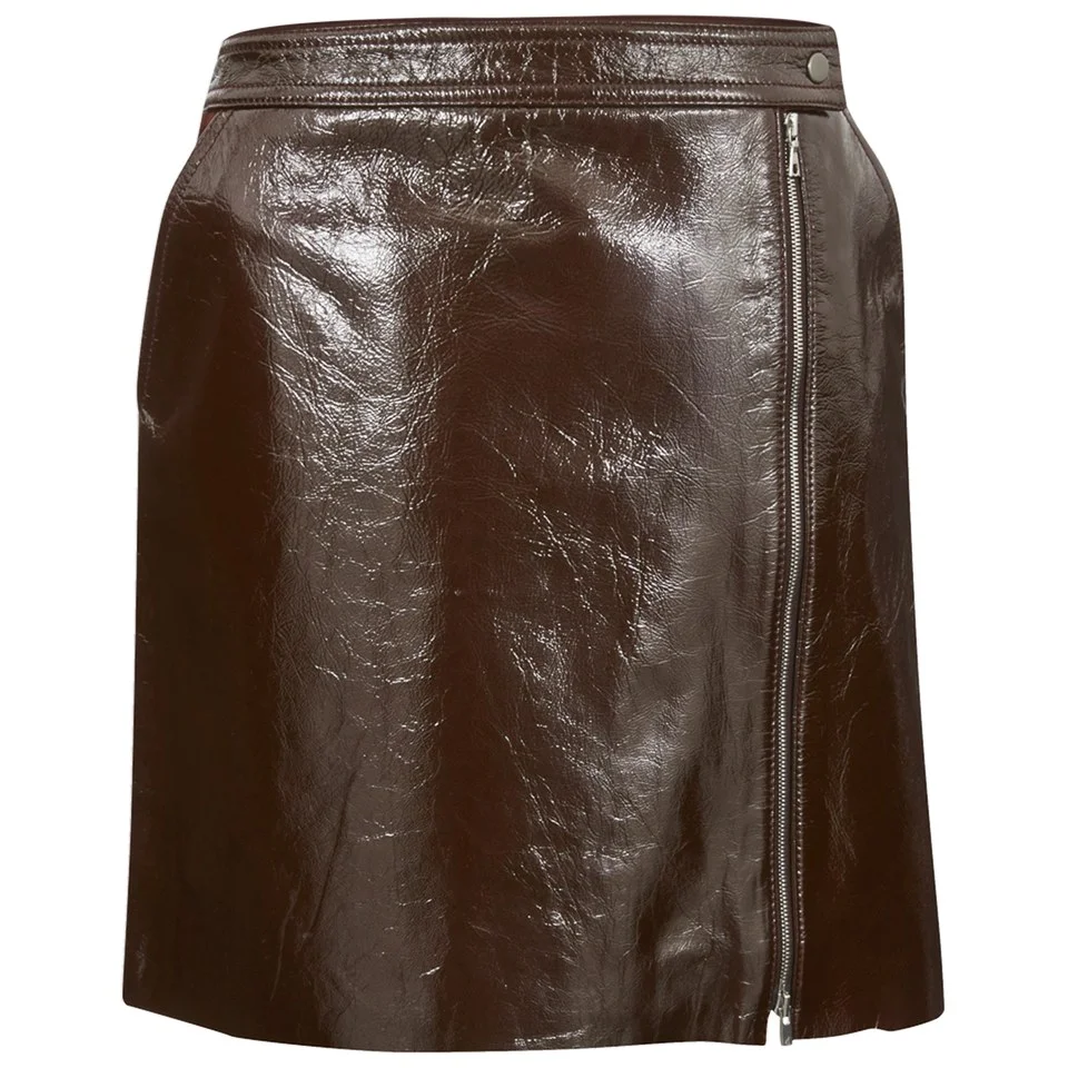 Theory Women's Berdin Skirt - Dark Cassis Image 1