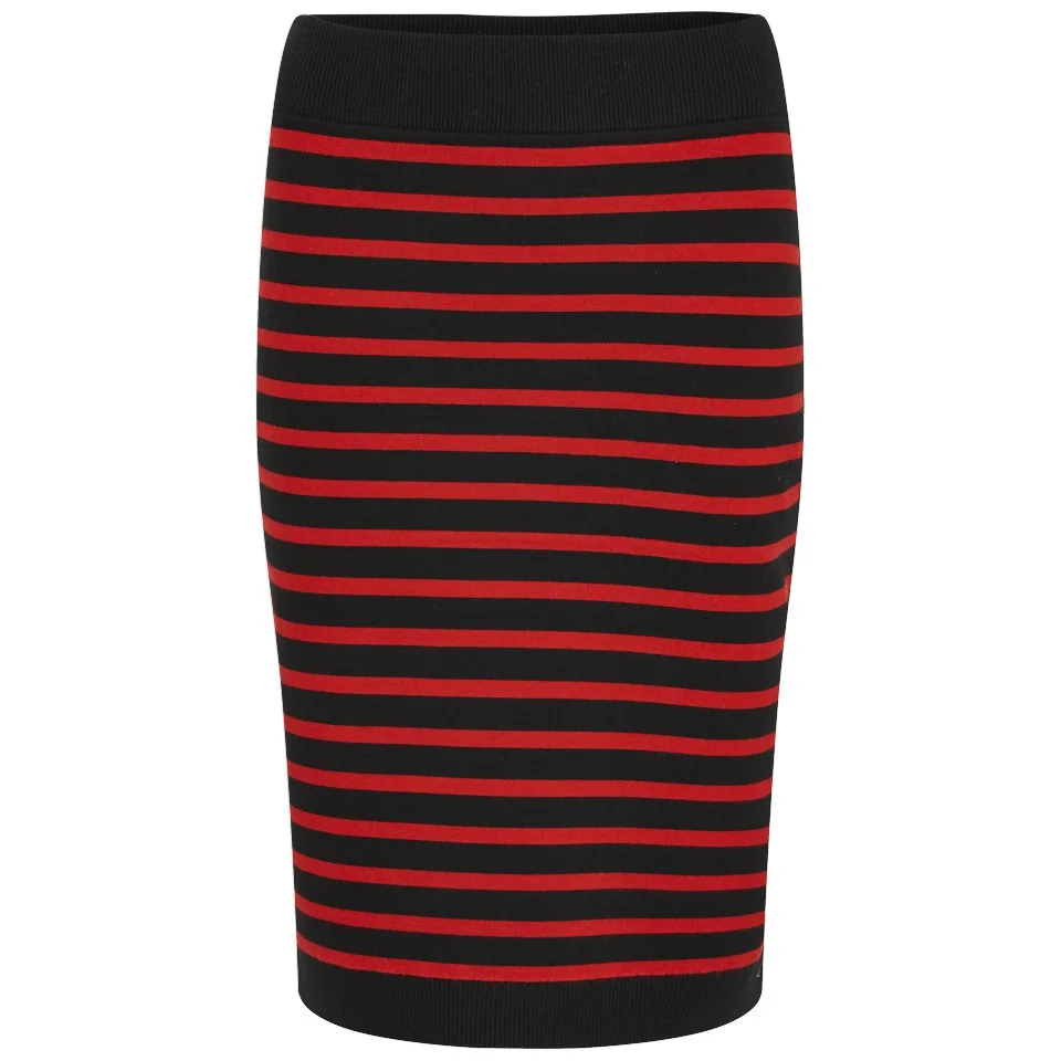 Marc by Marc Jacobs Women's Jacquelyn Sweater Skirt - Red/Black Image 1