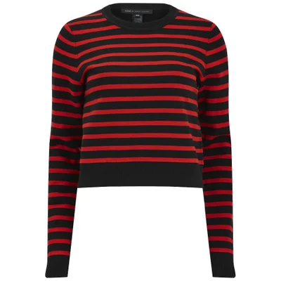 Marc by Marc Jacobs Women's Jacquelyn Sweater Jumper - Red/Black