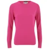 Cocoa Cashmere Women's Cashmere Jumper - Dayglow Pink - Image 1
