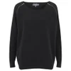 Cocoa Cashmere Women's Cashmere Jumper with Zips - Black - Image 1