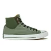 Converse Men's Chuck Taylor All Star MA-1 Zip Hi-Top Trainers - Olive Submarine/Burnt Umber/White - Image 1