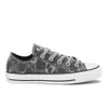 Converse Women's Chuck Taylor All Star Animal Material OX Trainers - Dolphin/Black/White - Image 1
