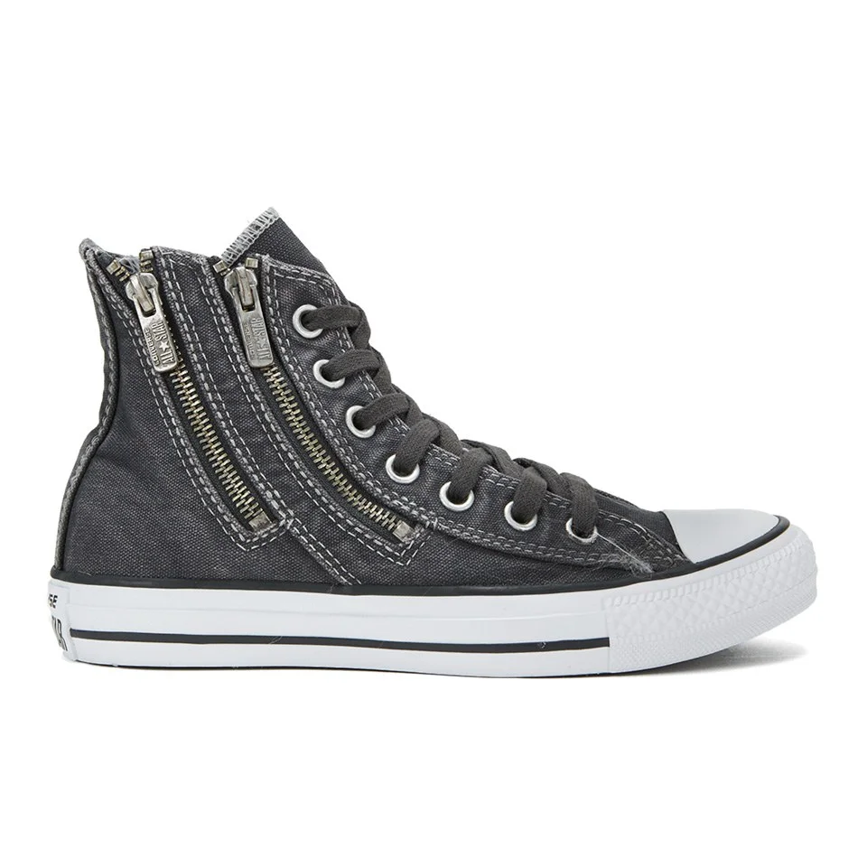 Converse Women's Chuck Taylor All Star Dual Zip Wash Hi-Top Trainers - Storm Wind Image 1