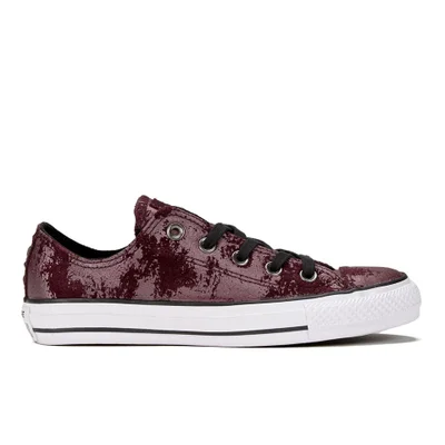 Converse Women's Chuck Taylor All Star Hardware OX Trainers - Deep Bordeaux/Black/White