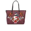 Love Moschino Women's Illustrated Tote Bag - Dark Red - Image 1