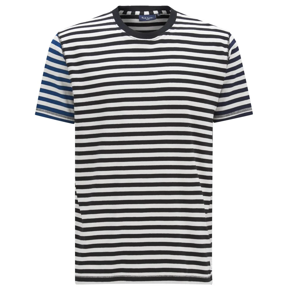 Paul Smith Jeans Men's Contrast Sleeve T-Shirt - Navy Image 1