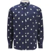 Paul Smith Jeans Men's Poplin Star Print Shirt - Navy - Image 1