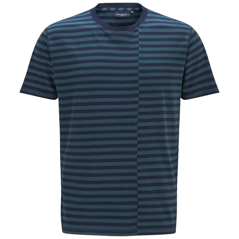 Paul Smith Jeans Men's Split Stripe T-Shirt - Navy Image 1