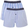 BOSS Hugo Boss Men's 2 Pack Cotton Boxer Shorts - Blue - Image 1