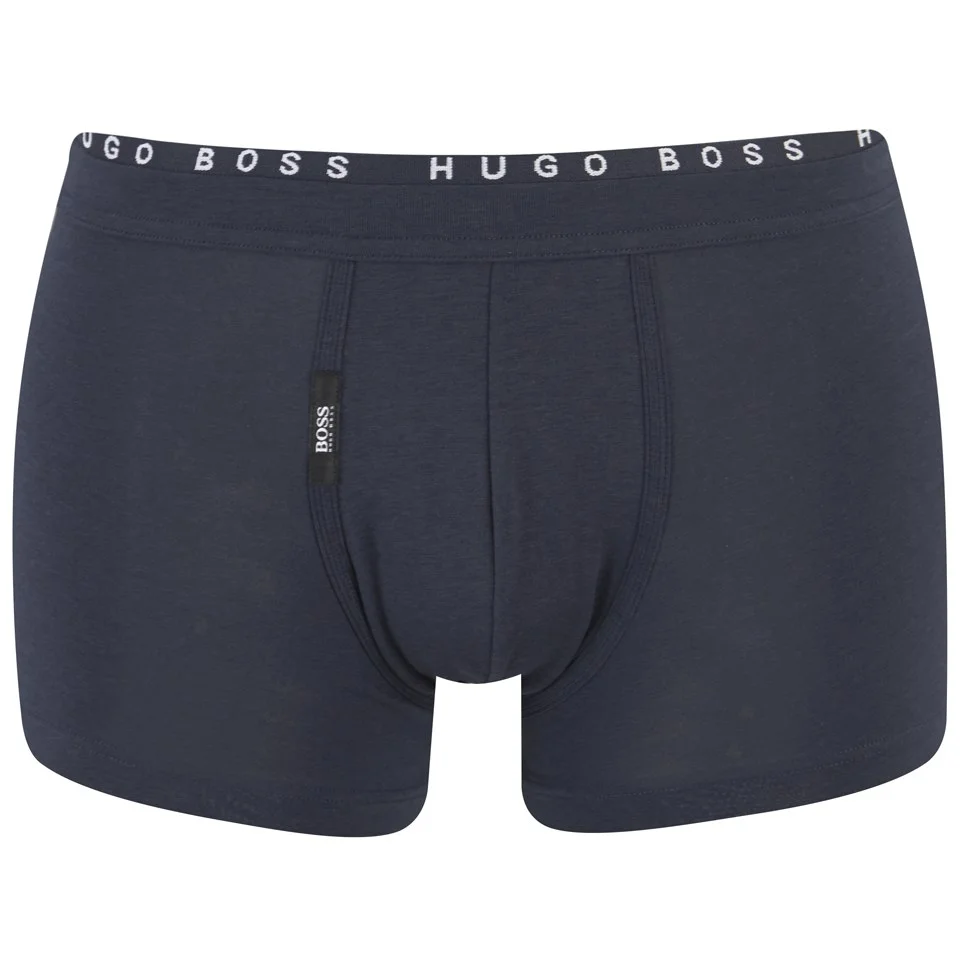 BOSS Hugo Boss Men's Cotton Boxers - Blue Image 1