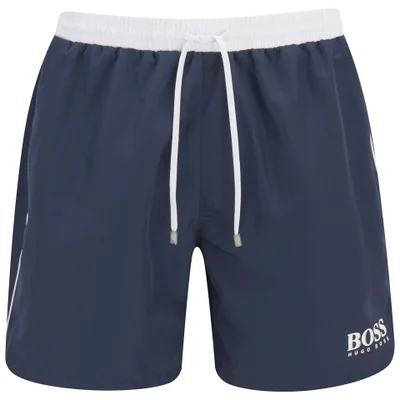 BOSS Hugo Boss Men's Starfish Small Logo Swim Shorts - Navy