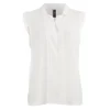Y.A.S Women's Taza Short Sleeve Shirt - Gardenia - Image 1