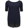 Great Plains Women's Easy Mix Pleated Top - True Navy - Image 1