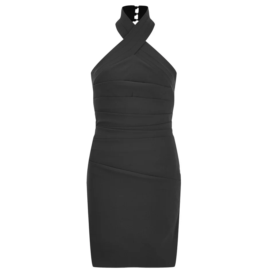 Preen by Thornton Bregazzi Women's Victoria Ted Satin Dress - Black Image 1