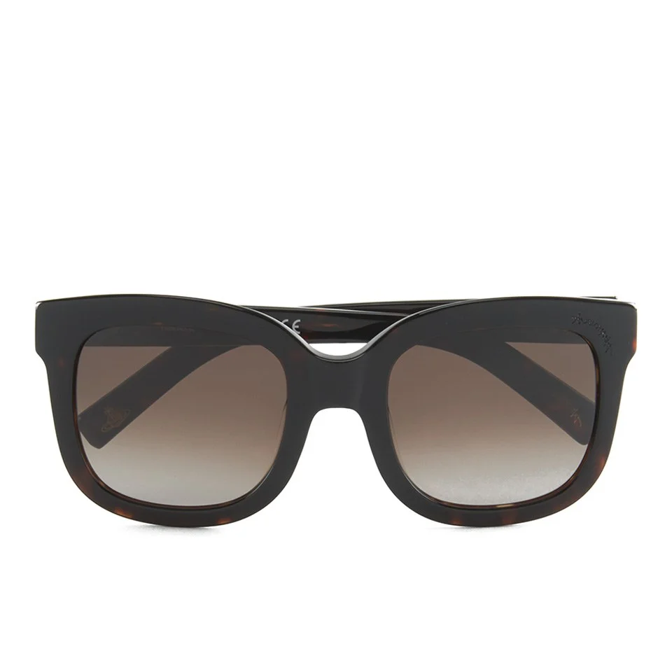 Vivienne Westwood Women's Dark Havana Sunglasses - Brown Image 1