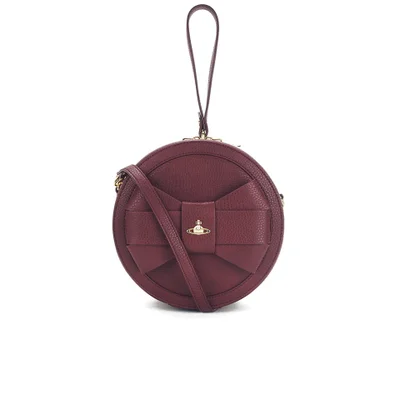 Vivienne Westwood Women's Bow Round Shoulder Bag - Bordeaux
