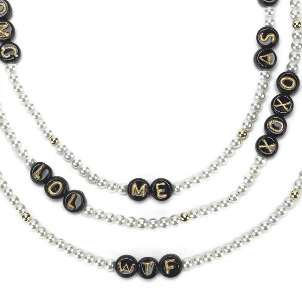 Venessa Arizaga Women's Say What? Necklace - Pearl Image 1
