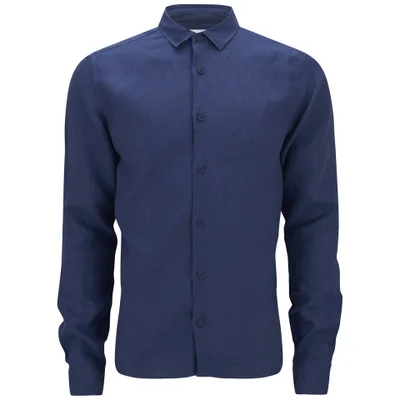 Orlebar Brown Men's Long Sleeve Shirt - Azure