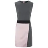 McQ Alexander McQueen Women's Panelled Party Mini Dress - Charcoal - Image 1