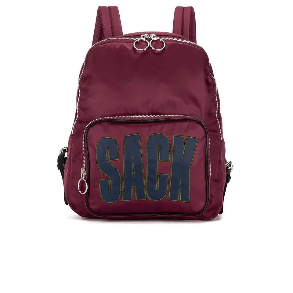 House of Holland Women's Sack Backpack - Maroon Image 1