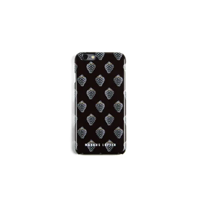 Markus Lupfer Women's Jewel Strawberry Print iPhone 6 Case - Black