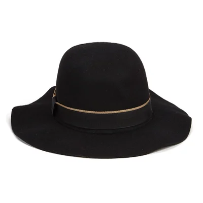 Christys' London Womens Lola Floppy Brim Hat - Black
