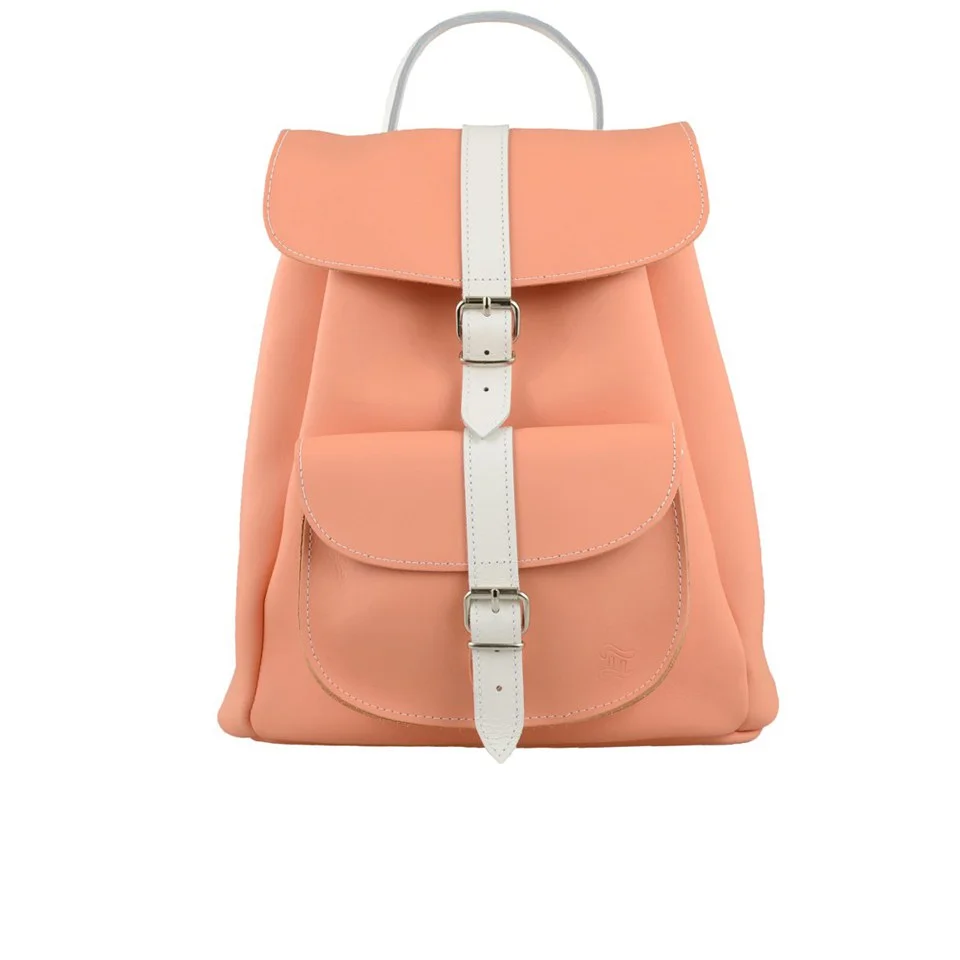 Grafea Women's Apricot Baby Backpack - Peach/White Image 1