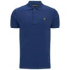 Lyle & Scott Vintage Men's Plain Pique Polo Shirt - Saltire Blue - Image 1