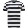 Lyle & Scott Vintage Men's Block Stripe T-Shirt - New Navy - Image 1