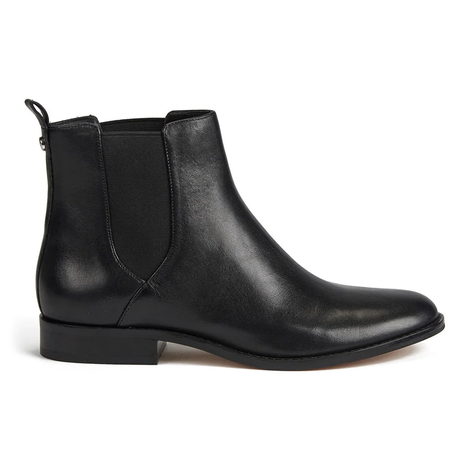 MICHAEL MICHAEL KORS Women's Thea Leather Chelsea Boots - Black Image 1