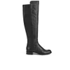 MICHAEL MICHAEL KORS Women's Joanie Tumbled Leather Over Knee Boots - Black - Image 1