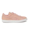 Puma Women's Suede Classic Low Winter Trainers - Coral - Image 1