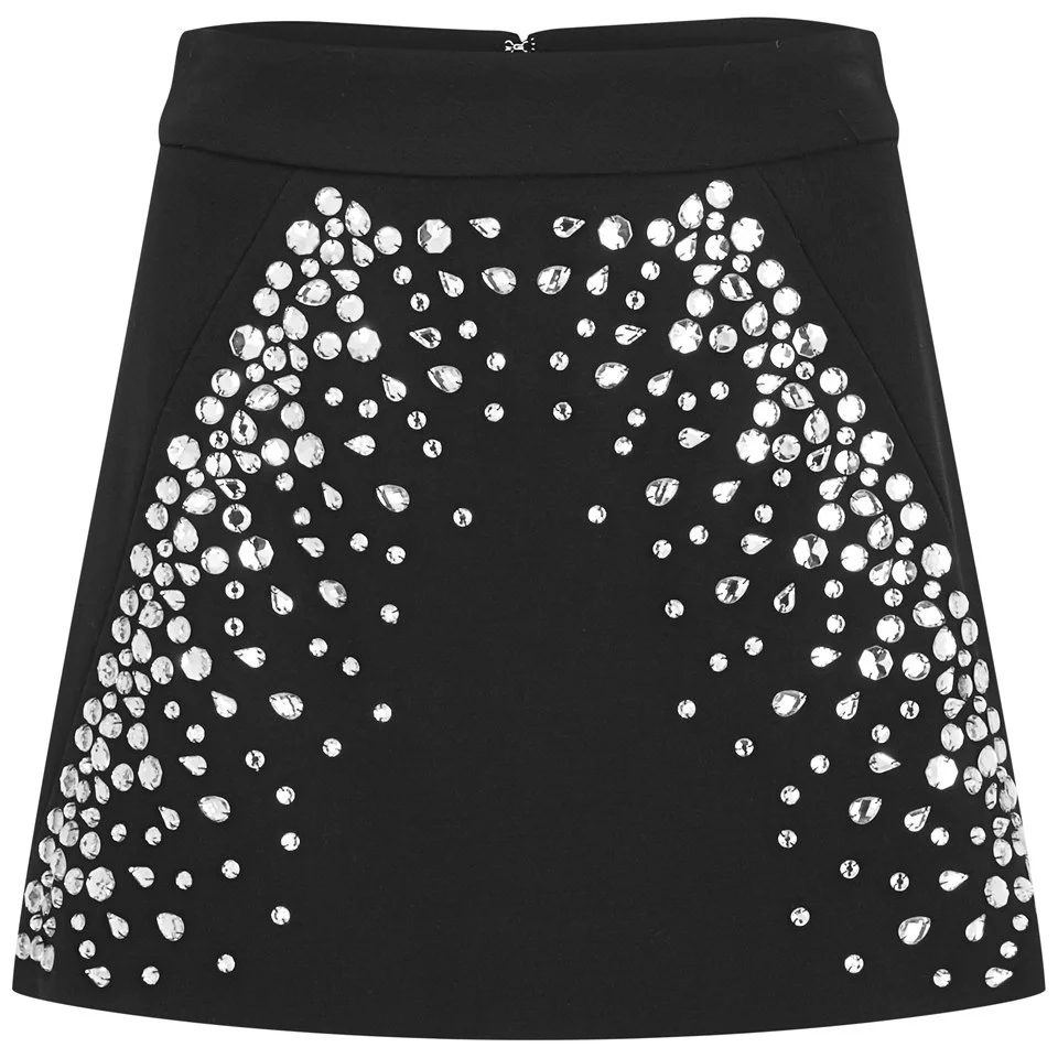 MICHAEL MICHAEL KORS Women's Degrade Skirt - Black Image 1