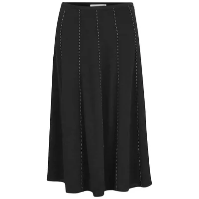 MICHAEL MICHAEL KORS Women's Studded Flare Skirt - Black