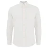 Knutsford x Tripl Stitched Men's Long Sleeve Woven Pique Shirt - White - Image 1