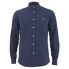 Knutsford x Tripl Stitched Men's Long Sleeve Oxford Shirt - Navy - Image 1