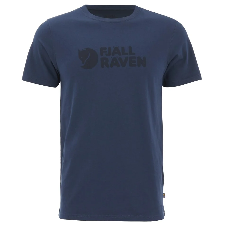 Fjallraven Men's Logo T-Shirt - Blueberry Image 1