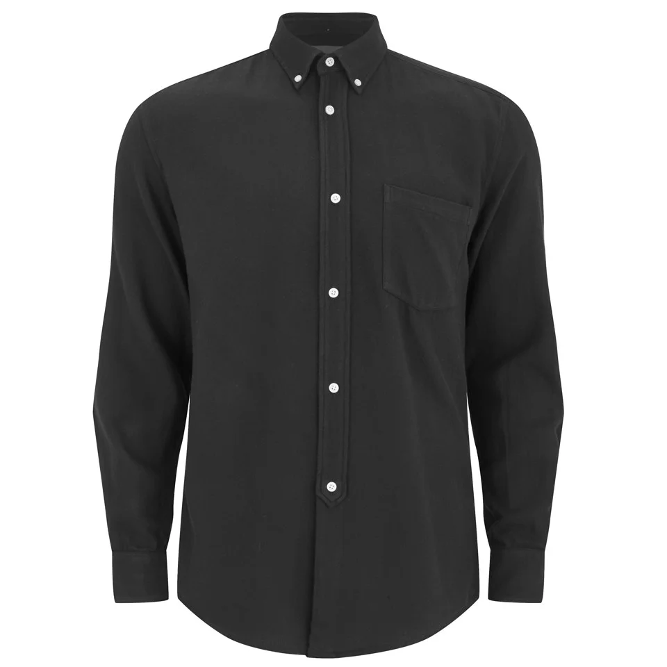 Our Legacy Men's 1940's Long Sleeve Shirt - Black Image 1