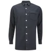 Our Legacy Men's Marine Brushed Dry Flannel Shirt - Blue - Image 1