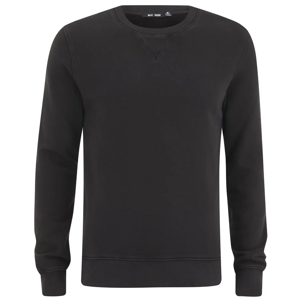 BLK DNM Men's 45 Pigment Dye Sweatshirt - Washed Black Image 1