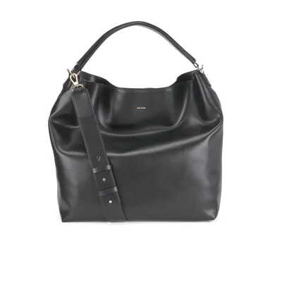 Paul Smith Accessories Women's Crossbody Leather Hobo Bag - Black