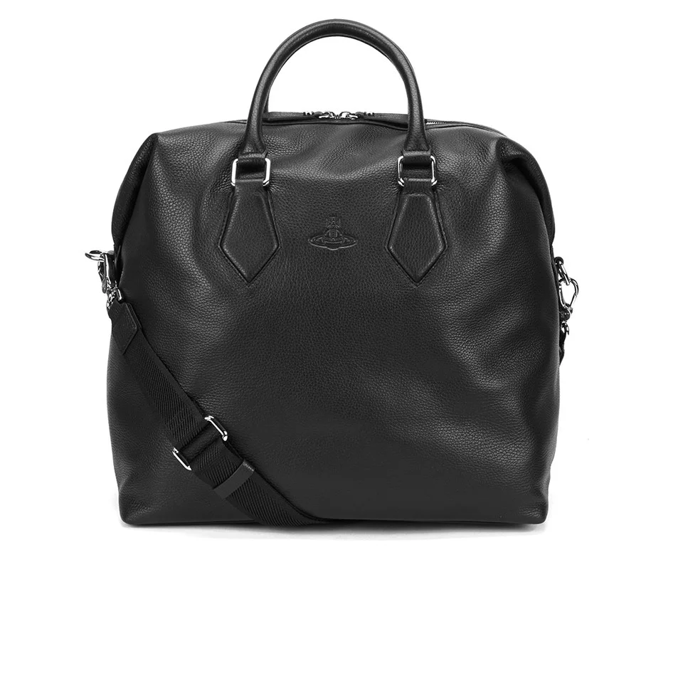 Vivienne Westwood MAN Men's Leather Weekender Bag - Black Image 1
