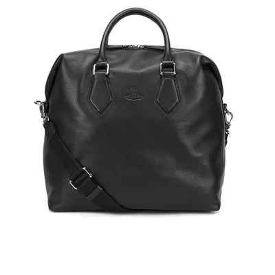 Vivienne Westwood MAN Men's Leather Weekender Bag - Black